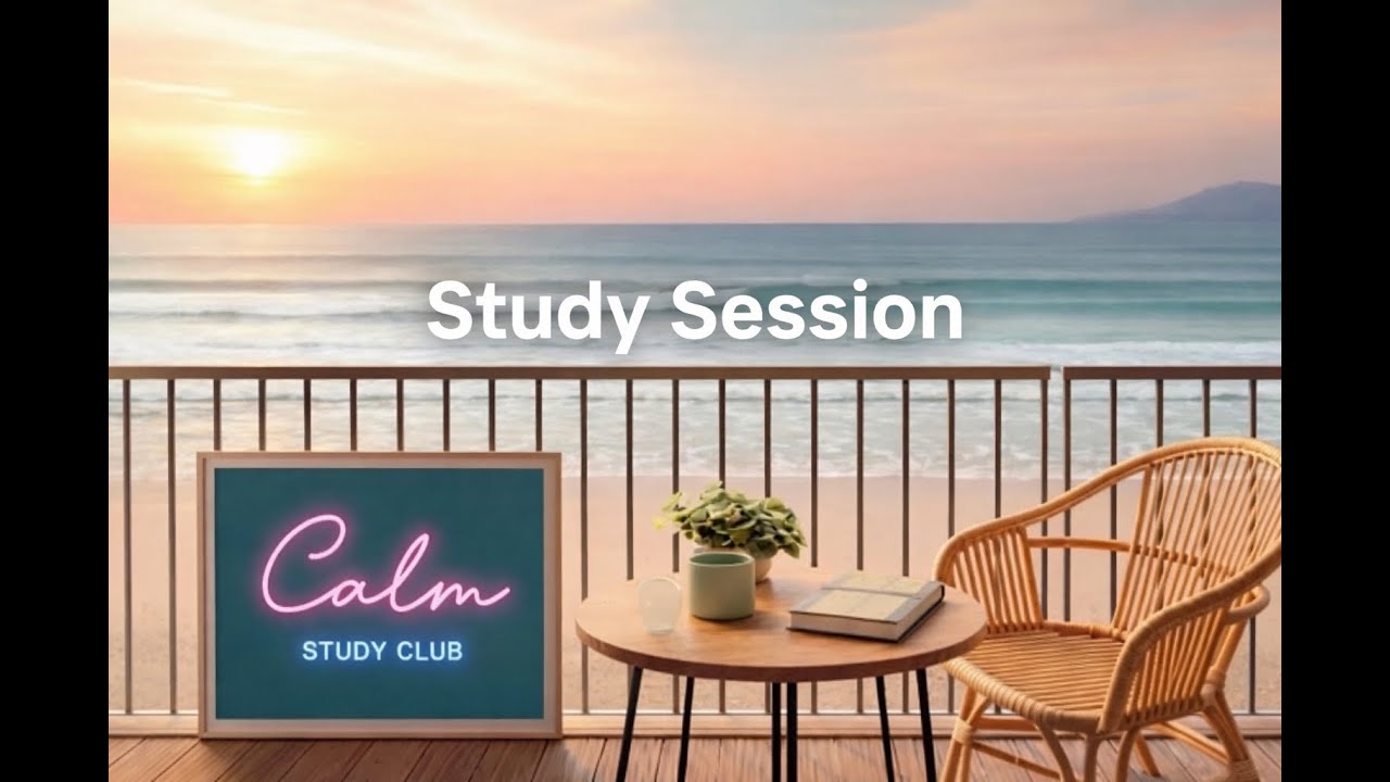 2 Hours of Lo-Fi Beach Vibes | CalmStudyClub