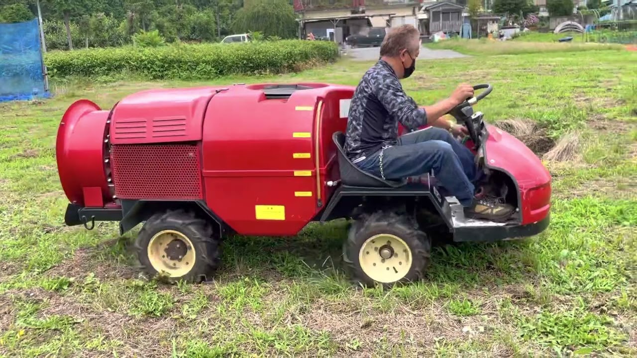 確認動画】丸山 SSA-S500 乗用 スピードスプレヤー 噴霧機 消毒 散布機