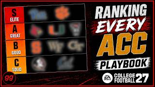 Ranking EVERY ACC Playbook in College Football 27