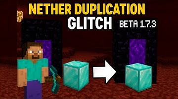 Nether Duplication glitch Minecraft (beta 1.7.3)