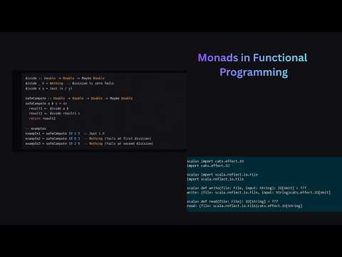 Monads in Functional Programming