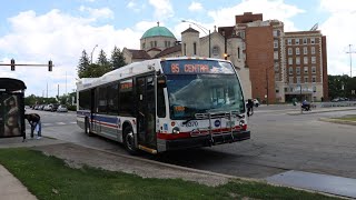 CTA Bus - 2022 NovaBus LFS #8370 enters 1st Day of Service on the #85 Central