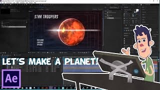 How to make a planet in after effects - Platanoz tutorials