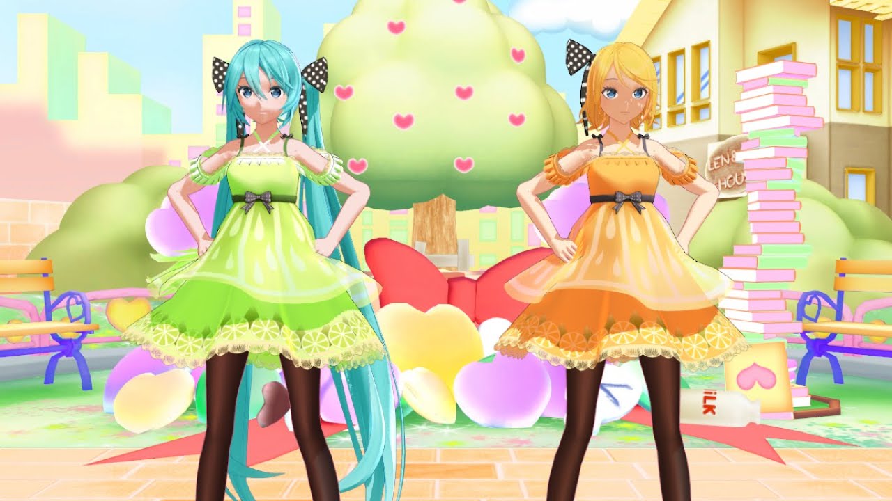 [MMD] Caramelldansen [Fruit Drop Miku and Rin] YouTube