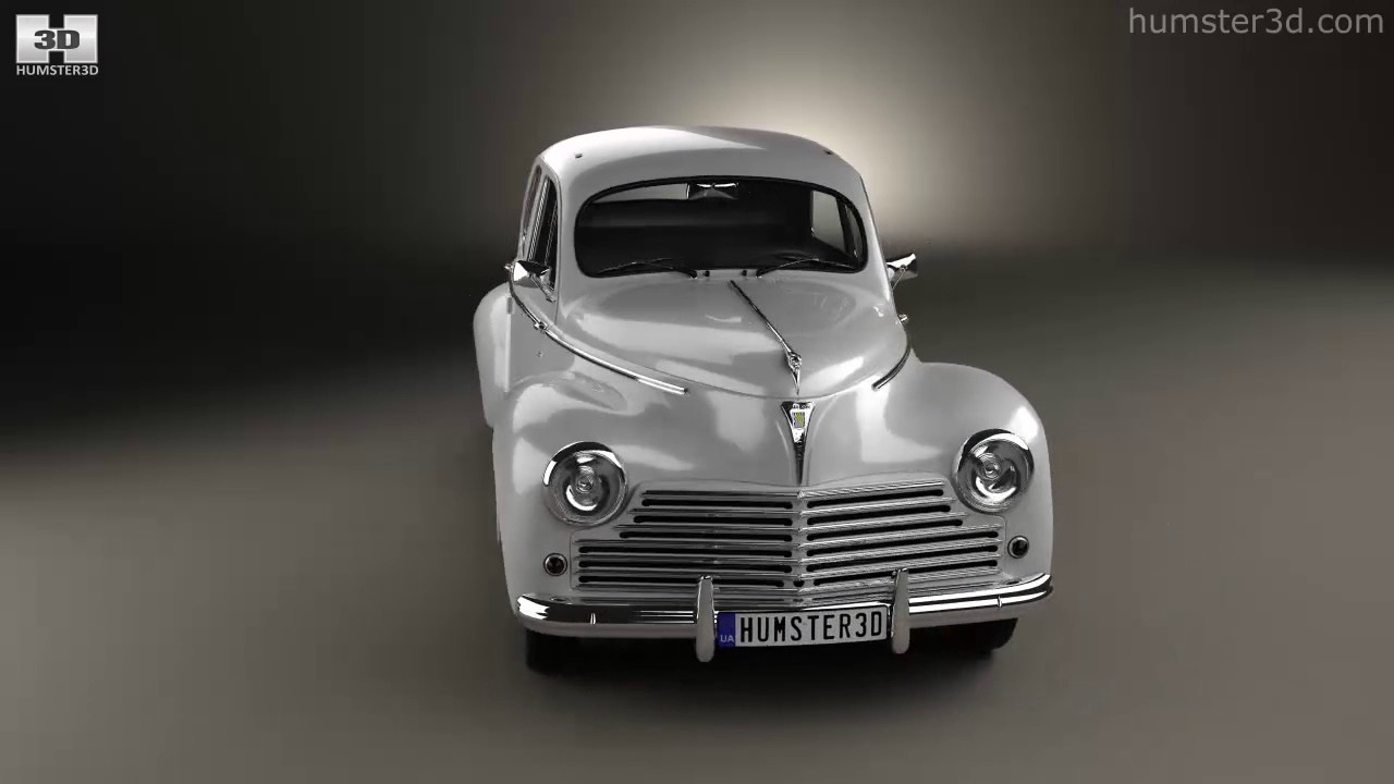 プジョー 203 1948年 3Dモデル - ダウンロード Sedan オン 3DModels.org