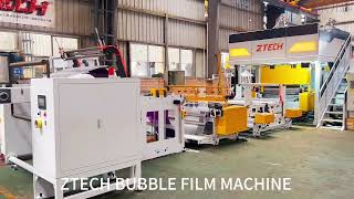 Ztech 1.25M Air Bubble Film Machine Safe Operation, Time-Saving High Efficiency