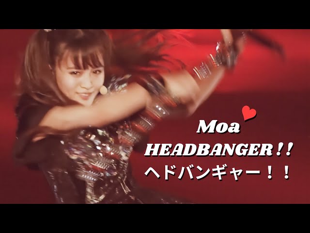 BABYMETAL - Headbanger!! 『へドバンギャー！！ 』(MOAMETAL ver.) | Moabanger ♥ [4K] class=