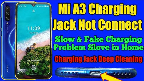 Mi A3  Slow & Fake Charging Problem Solution Without Repair ! Charging Jack Deep Cleaning ⚡🔋👍