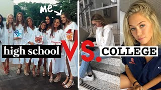 COLLEGE VS HIGH SCHOOL: Biggest Differences