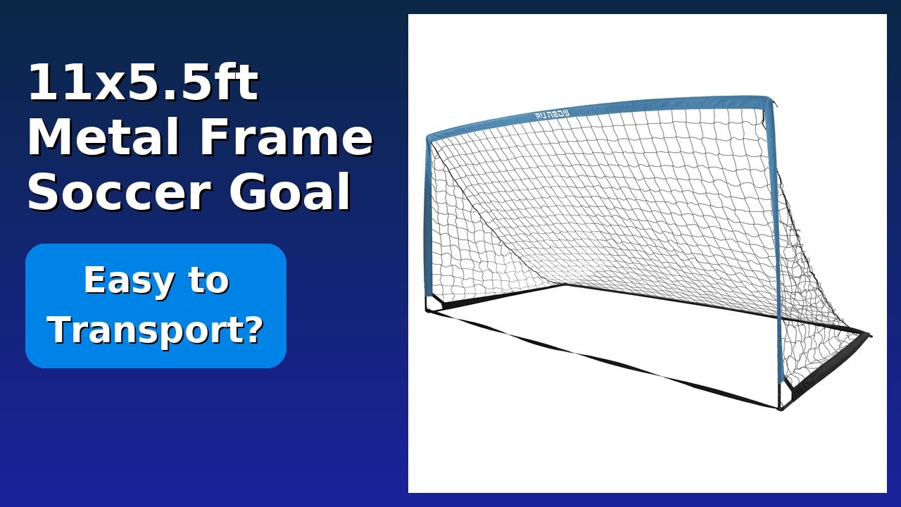 REVIEW (2025): 11x5.5ft Metal Frame Soccer Goal. ESSENTIAL details.