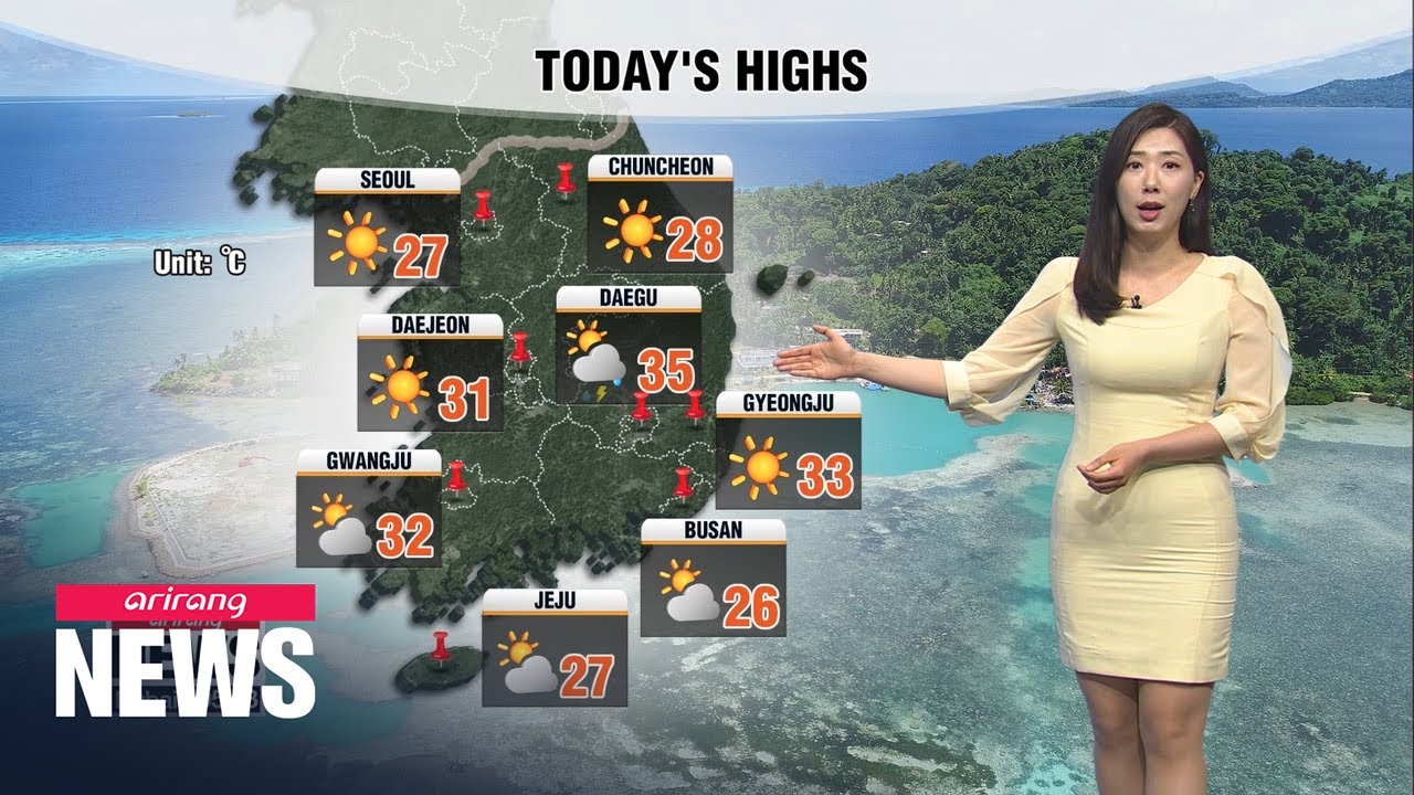 [Weather] Heat wave alerts in south, hot and sunny weeknend ahead - YouTube