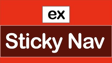 ( jQuery Examples ) Sticky Navbar Part 2