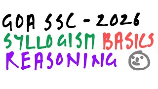 SYLLOGISM BASICS 🔥| GSSC REASONING 2026| GSSC CBT 1 CBT 2| CONCEPT IS KING 👑
