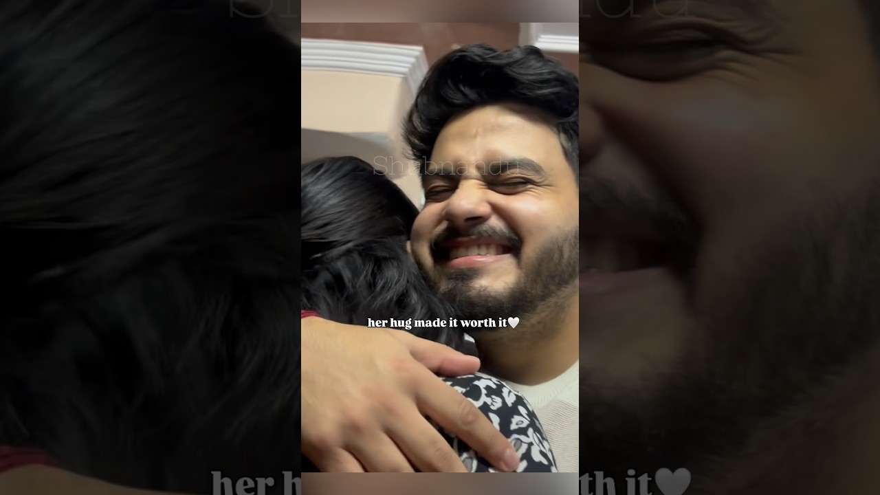 Her Hug Made It Worth 😍| Long Distance Love ❤️ | Couplegoals | Shubnandu 