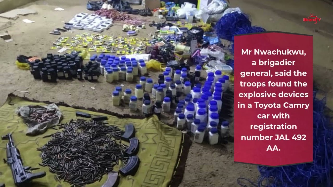 NIGERIAN TROOPS INTERCEPT VEHICLE LOADED WITH EXPLOSIVES
