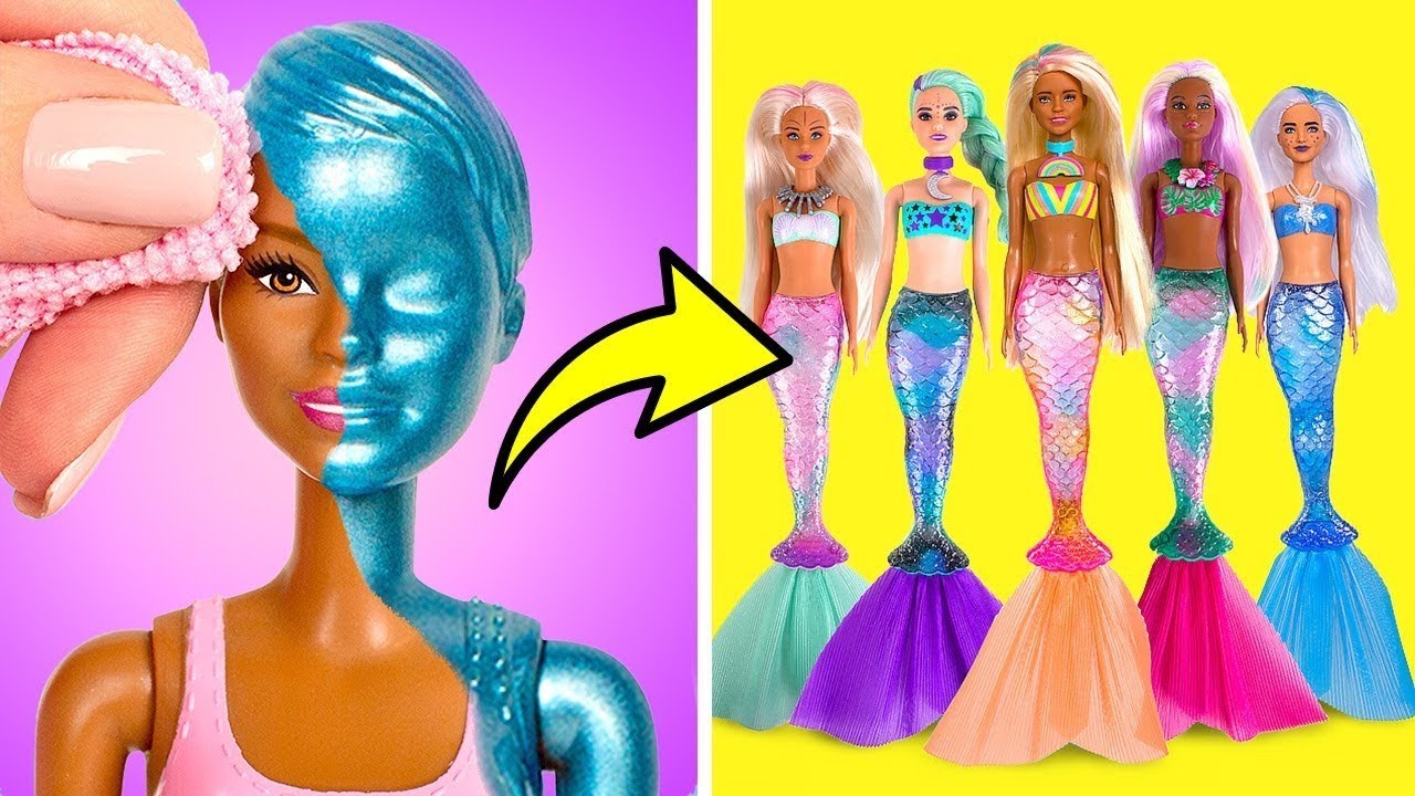 REVELE UNA BARBIE COLOR REVEAL EN 3 min - YouTube