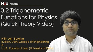 0.2 Trigonometric Functions | Mathematical Tools for Physics # shorts