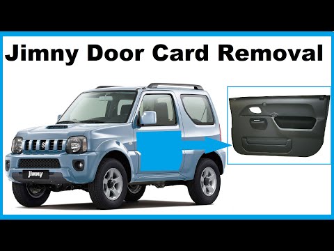 How to remove Suzuki Jimny Door Card Panel ( and how to fix a rattle )