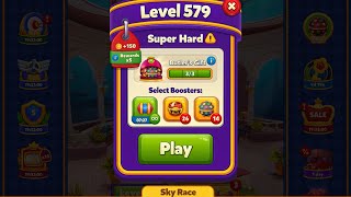 Royal match | Levels 569 - 584 | Sky Race done | King’s Nightmare | Super hard levels