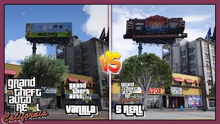 Virtual Hollywood VS Vinewood | GTA 5 Real Life Mods Overhaul ► 5Real & LA Revo 2.0