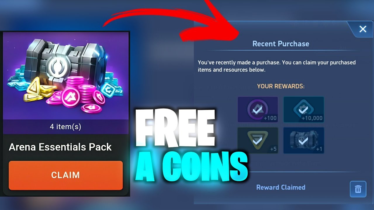 How To Get Free A CoinsMech Arena YouTube