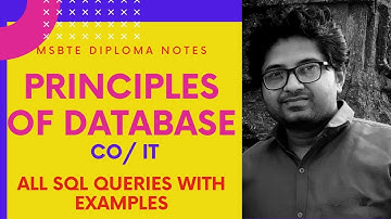 MSBTE POD 22321 Principles of Database | DMA 22416 Sem I – Scheme  ALL Practical Exercise Answers