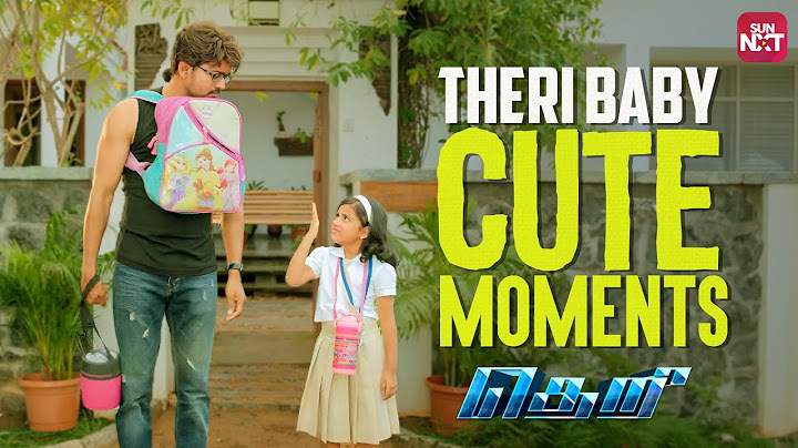 Thalapathy Vijay & Theri Baby's Cute Back to Back Scenes 😍 | Theri | Samantha |Full Movie on Sun NXT