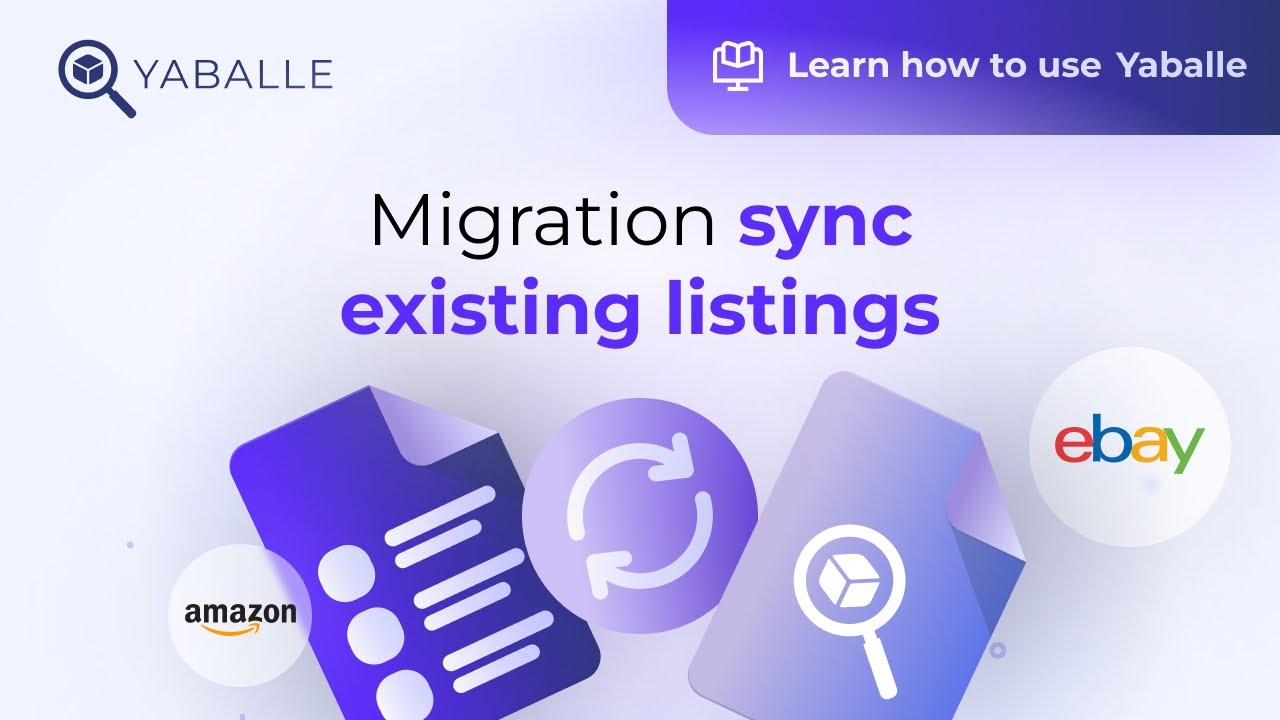 Migration from another software -Sync Existing Listings