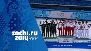 Short Track Speed Skating - Men's 5000m Relay - Russia Win Gold | Sochi 2014 Winter Olympics
