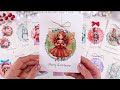 🎄I made 14 WATERCOLOR - Scrapbook CARDS in 5 Minutes for Busy People