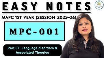 Easy Notes - Dec 25 Paper 1 Part 7 MPC001