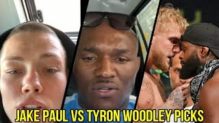 MMA Community Predicts/Pick Jake Paul vs Tyron Woodley Boxing Match