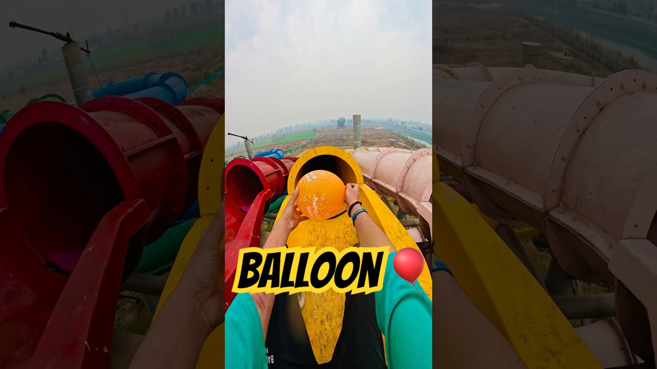 bella ciao waterslide climbing parkour pov😂