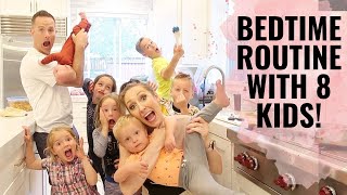 Bedtime routine with 8 KIDS! | Bedtime tips & tricks