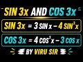 Triple Angle Formula in One Shot 🔥 | Sin3x & Cos3x | By Viru Sir