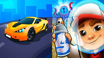 Race Master 3D VS Subway Surfers - All Levels Gameplay Android,ios (Part 26)