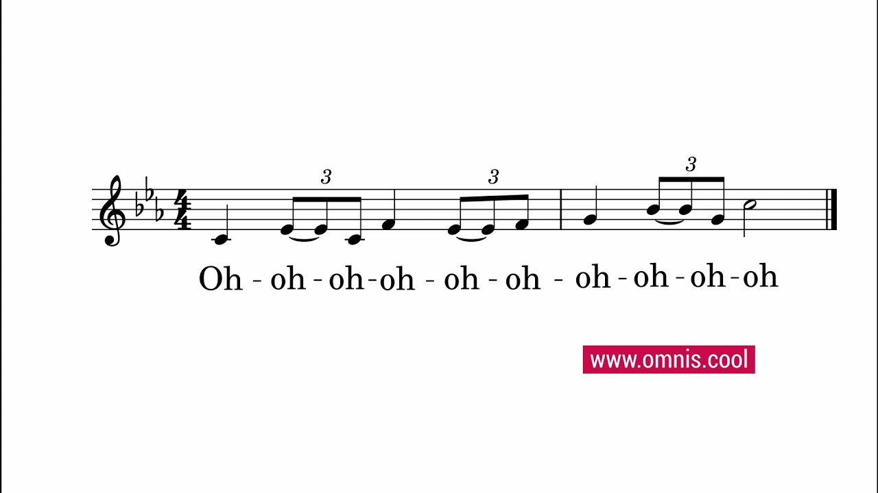 Vocal Exercise 9 - Minor Pentatonic Scale - Male Voice