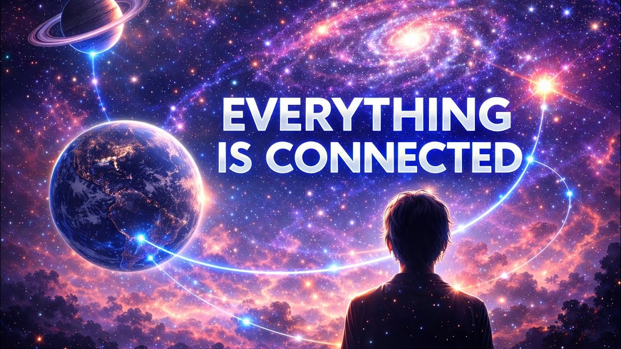 THE UNIVERSE CHOOSE YOU / Everything in this universe is connected. #Space #galaxy #planetearth
