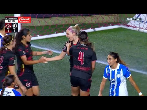 Xolas le empató el partido a Rayadas | Liga MX Femenil