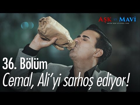 Cemal, Ali'yi sarhoş ediyor - Aşk ve Mavi 36. Bölüm