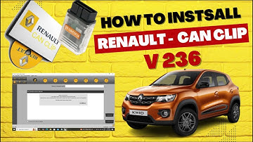 How to install and config RENAULT CAN CLIP Ver.236 with Device J2534  (Tactrix Openport)