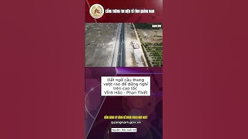 Bất ngờ cầu thang vượt rào để dừng nghỉ trên cao tốc Vĩnh Hảo - Phan Thiết #tinnong