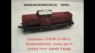 NF001 FleischmannV100 BR 212 BR211 upgrade