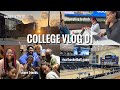 COLLEGE VLOG 01|  rival basketball game, exploring the city, getting work done