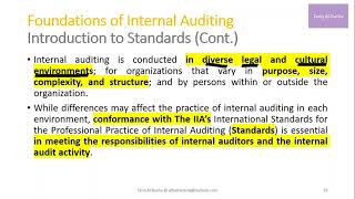 CIA Part #1: Section #1 - Foundation of Internal Auditing (17)