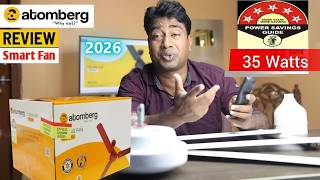 Atomberg Efficio Alpha 1200mm Bldc Ceiling Fan With Remote  High Speed At 35 Watts ! Review 2026