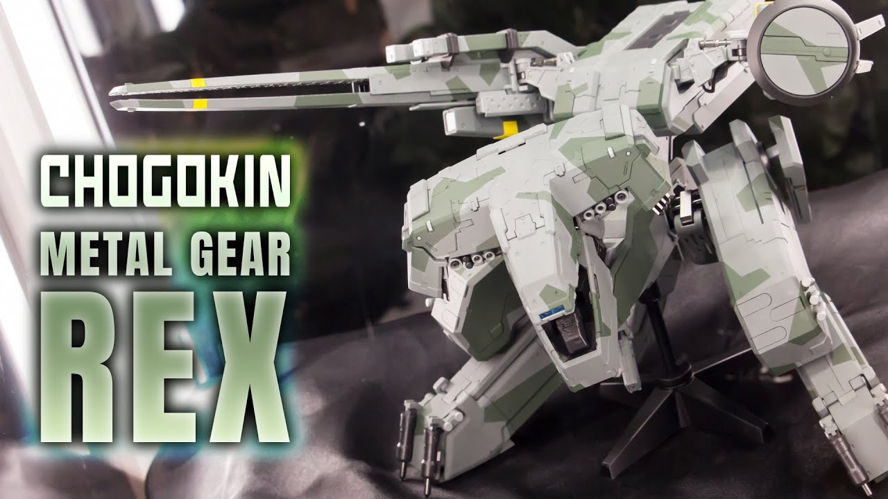CHOGOKIN METAL GEAR REX Exhibition Sample Shooting - YouTube