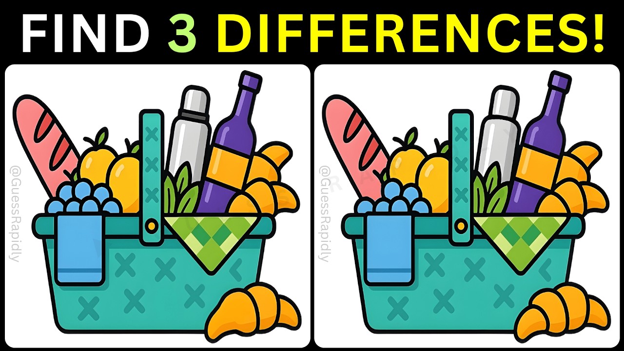 🧠 Найдите три хитрых обмена, спрятанных на ярких изображениях!🌈【#413 Игра-головоломка】