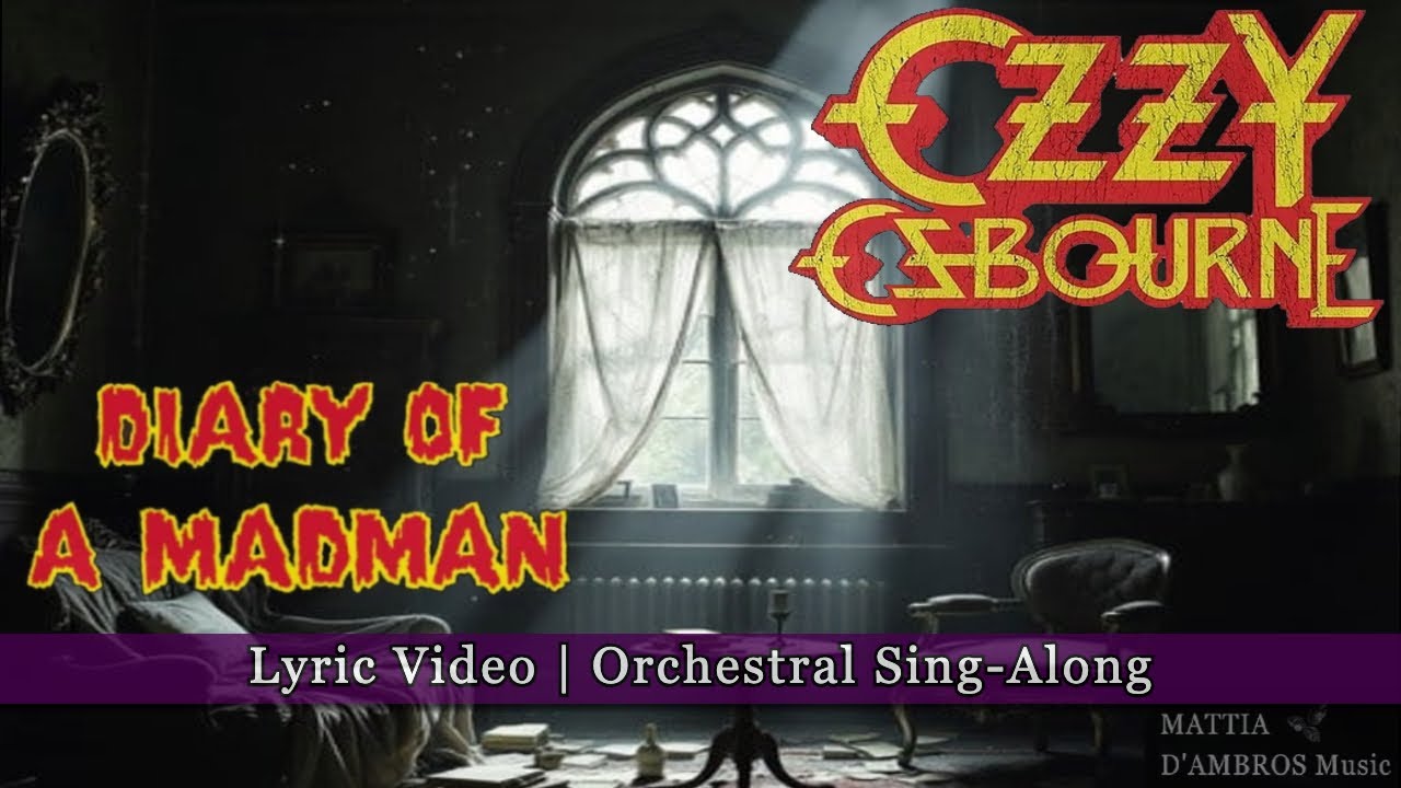Ozzy Osbourne - Diary Of A Madman | Karaoke Lyric Video (Orchestral Cover)