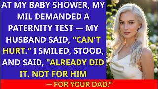At My Baby Shower, My MIL Demanded A Paternity Test — My Reply Left Them Speechless